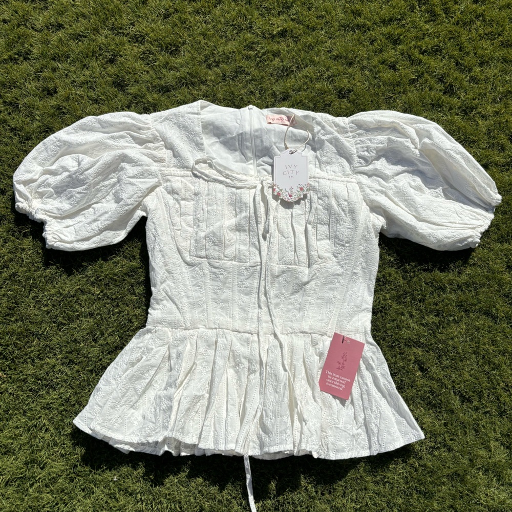 Ivy City Co White Thea Top